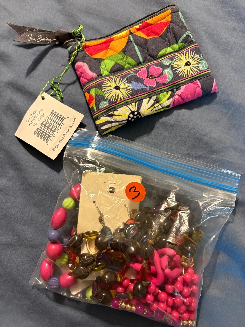 Multicolor Bead Necklace and Earrings Sets - Vibrant Glass Beads/Vera Bradley